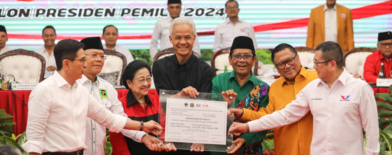 Mahfud Md Resmi Jadi Cawapres Ganjar Pranowo Di Pilpres